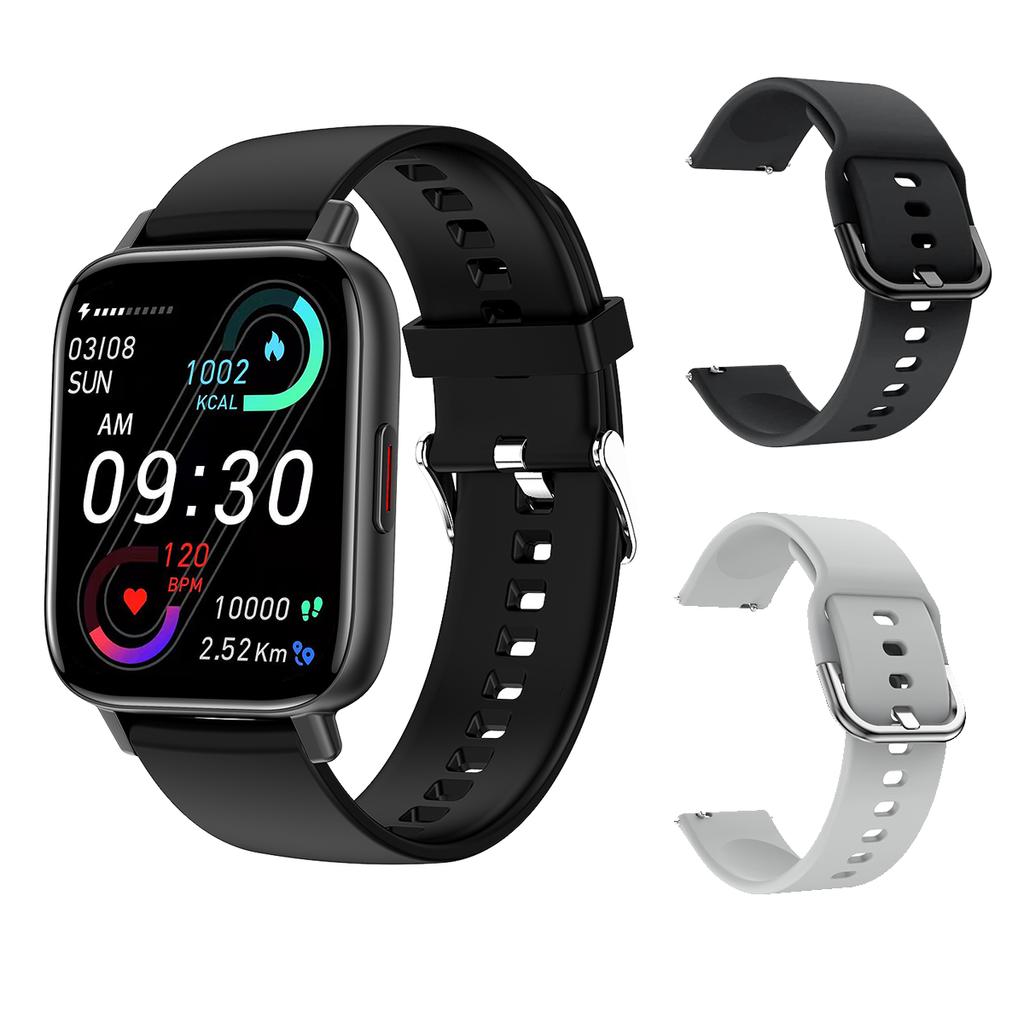 1.69 Inch Blue Tooth Call Smart Watch Blood Pressure Oxygen Monitor Diy Dials Heartrate Tracker Smartwatch Women Men Pk P8