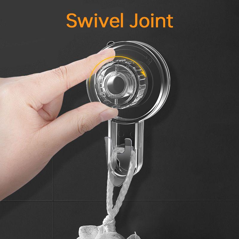 Νέος Γάντζος με Ισχυρή Βεντούζα Χωρίς Τρύπημα Βεντούζα Γάντζος Ρούχων Μπάνιο Κουζίνα Γάντζος Κενού Πολυχρηστικοί Γάντζοι