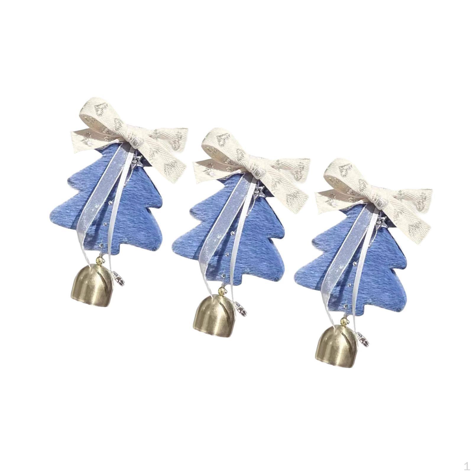 

3 шт. Рождественские елочные украшения, Новогодний милый рождественский декор для подвешивания синий