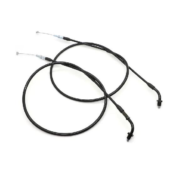 for Honda CB/CM400 CB450 Nighthawk CX500 Throttle lock Throttle Cable Set Throttle Body 17910-415-010, 17910-415-000