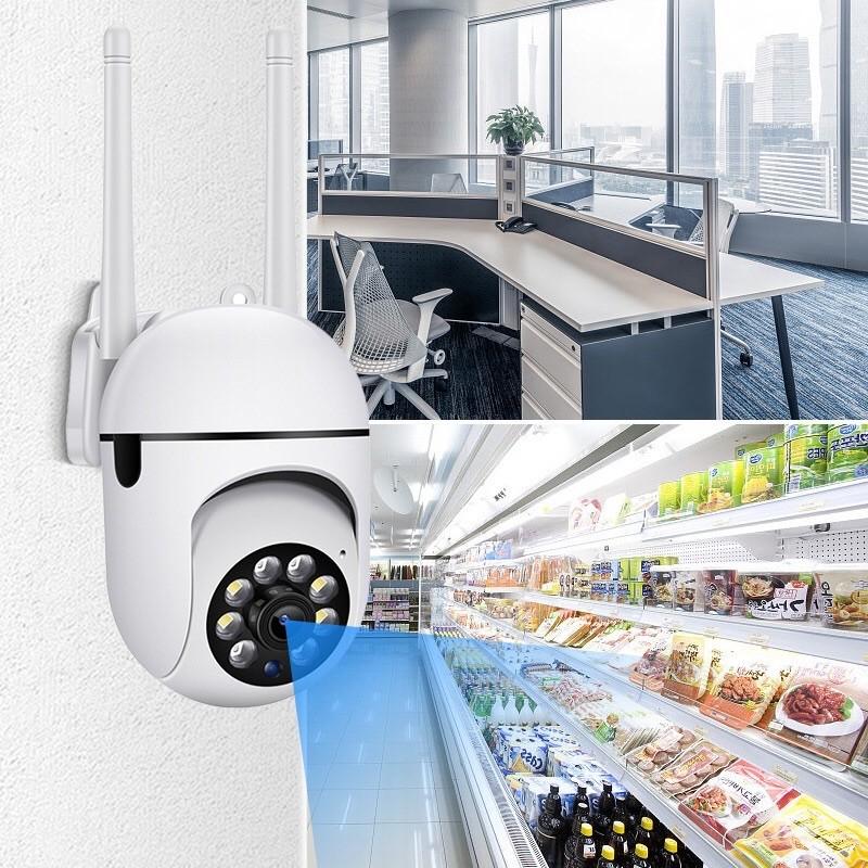 200W 5Ghz a 2,4GHz Wifi IP kamera HD 1080P IR plnobarevné noční vidění Zabezpečení Venkovní bezdrátová sledovací kamera AI Sledování člověka (1/2/4 ks)