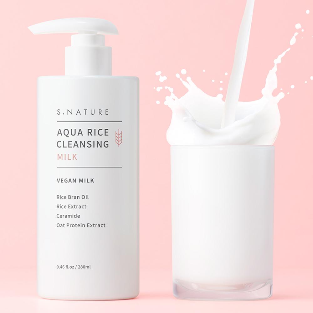 S.NATURE Aqua Rice Reinigungsmilch 280ml