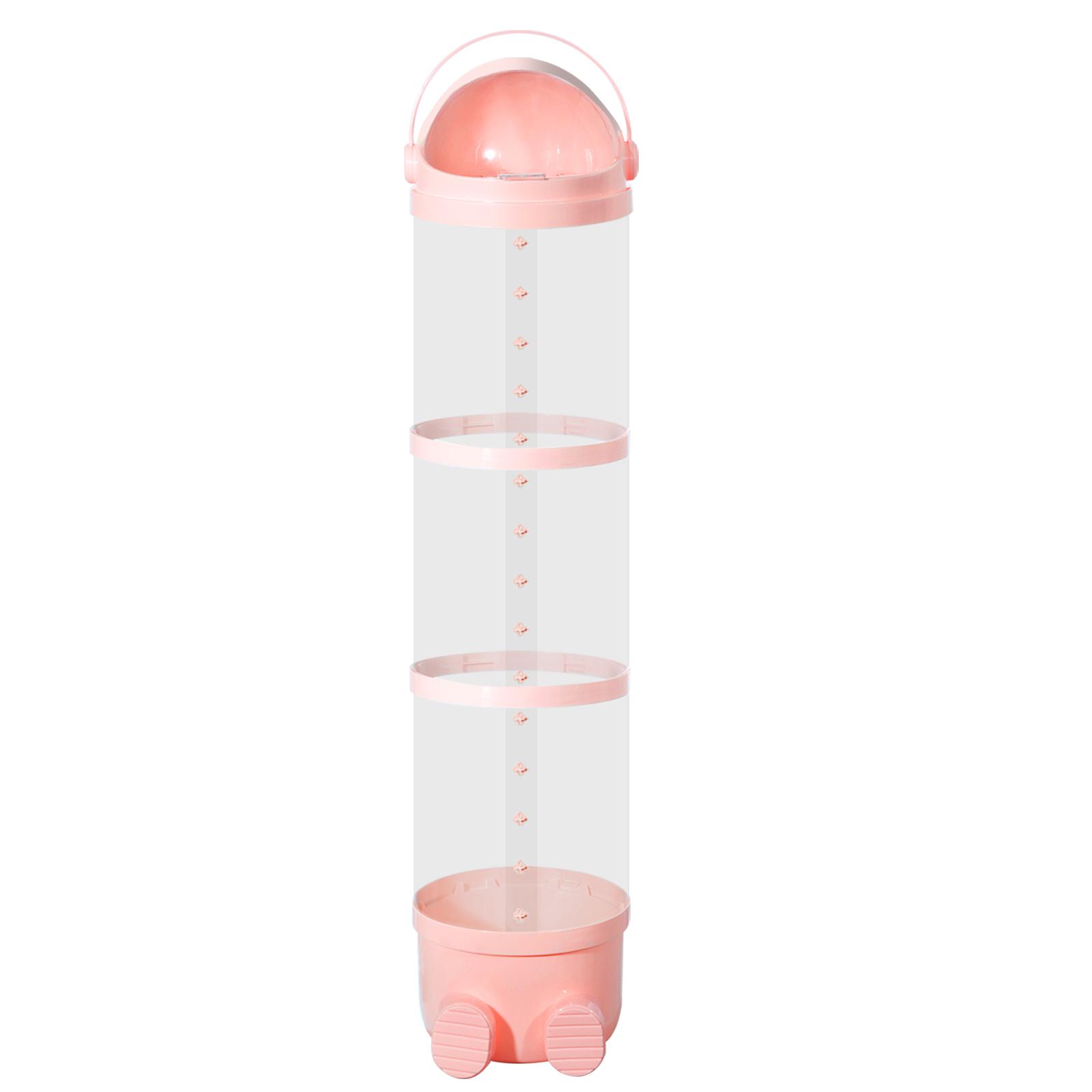 

Большая вместительная корзина для хранения кукол, многофункциональная бочка для хранения кукол, легко перемещаемая пластиковая корзина для детской игровой комнаты 130 розовый