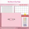 Self Discipline Check In Notebook 30 Day Task Plan Notepad Time Management Planner Diary School Stationery