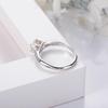S925 Sterling Silver Moissanite Ring: 1 Carat Women's Proposal & Wedding Jewelry