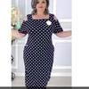 Letnia sukienka damska w kropki 2024 - styl europejski i amerykański
