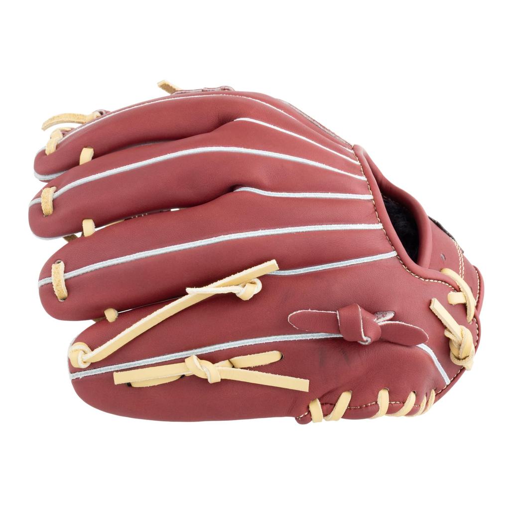ZETT Neo Status Youth Softball Kenta Imamiya for Second and Bordeaux Brown x Pastel Size M heights BJG702600N Glove, Style, Shortstop, Right-Handed