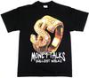 MONEY TALKS Tričko Hráč Hotovost Dolary $ Money Hustle Pánské Tričko Černé Nové Unisex Tričko