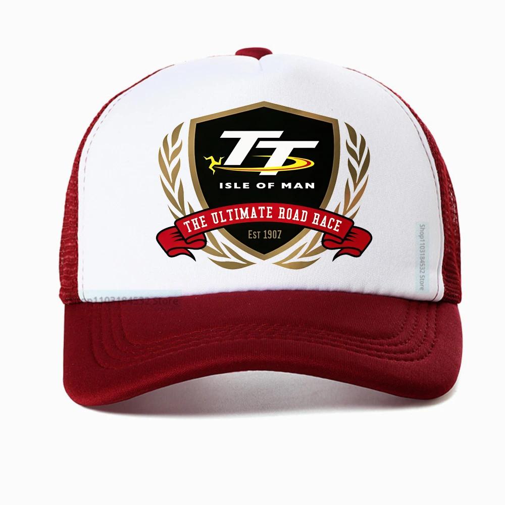 Races TT Isle of Unisex Logo baseball cap Motorcycle Race Fashion Streetwear Unisexs and Womens Sports caps Breathable snapback hat