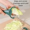 Stainless Steel Cabbage Shredder with Ergonomic Handle for Quick and Clean Vegetable Slicing