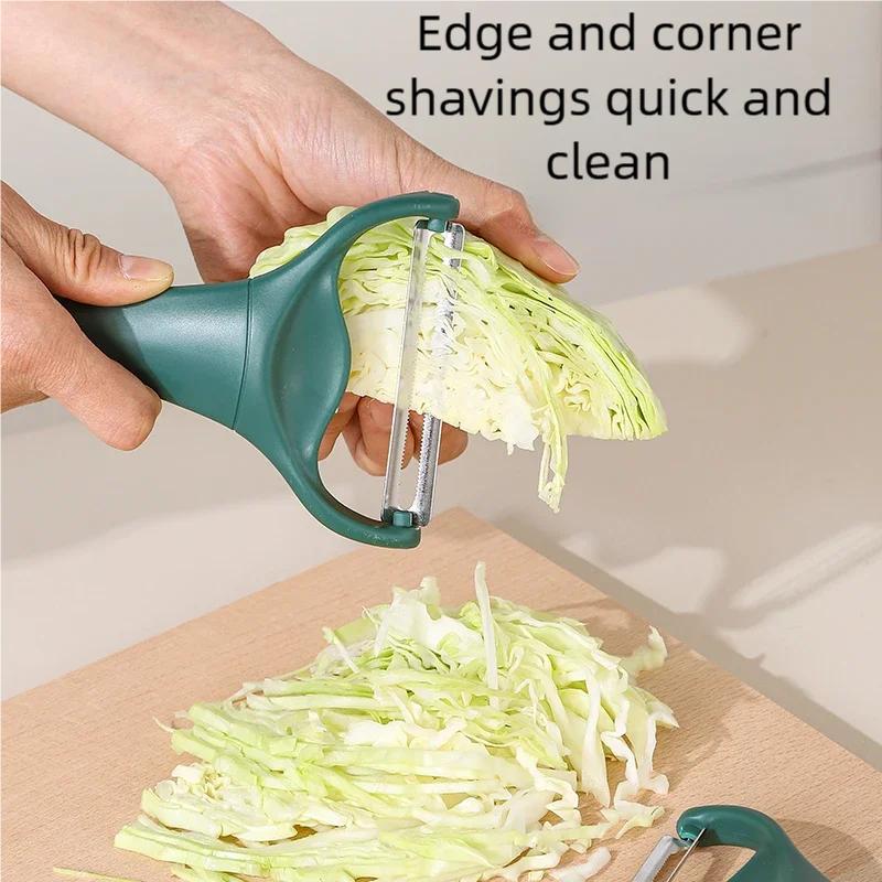 Stainless Steel Cabbage Shredder with Ergonomic Handle for Quick and Clean Vegetable Slicing