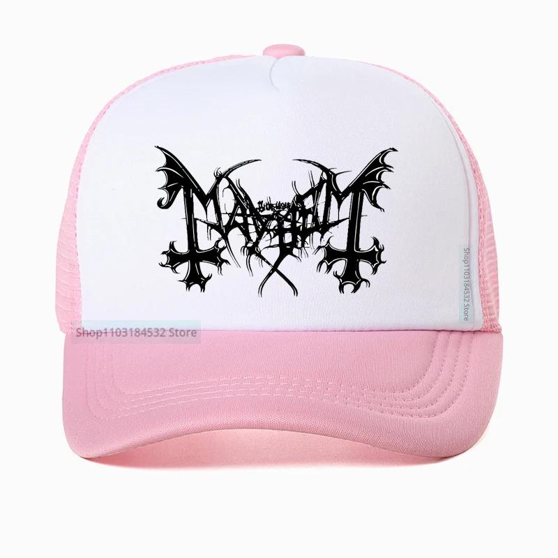 Rapper Mayhem Death cappello Unisex Moda Heavy Metal cappello band norvegese Anime Rock Hip hop cappelli Berretto Cappelli Snapback