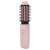 Cordless Hair Curling Iron Brush Portable Anti Scald Heated Round Thermal Brush for All Hair Type Pink