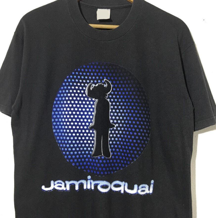 Reprinted Jamiroquai band singer T-Shirt, gift for fan, cotton black shirt