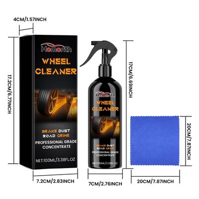 Homonth 100ML Tire Shine Gloss Coating Liquid Hydrophobic Agent Polishing Cleaner Care Auto Brightener Car Detailing Paint Accessory