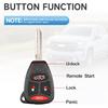 Key Fob Replacement Fits for Chrysler 300 Magnum 2005 2006 2007 Aspen 2005-2009 Charger 2006-2007 Durango 2006-2009 Jeep Commander 2006-2007 Grand