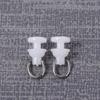 50Pcs Curtain Track Glider Ceiling Sliding Curtain Track Hooks Drapery Rail Roller Carrier Shower Curtain Pulley Window Acce