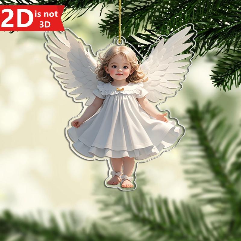 

Fashionable 2D acrylic ornament for car, bag, and keychain. Waterproof, ideal for holidays and gifts. чистый