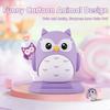 Foldable Phone Holder Rack With Cute Owl Designing Adjustable Stand For Desk Travel Office Use Watching Videos And Calls