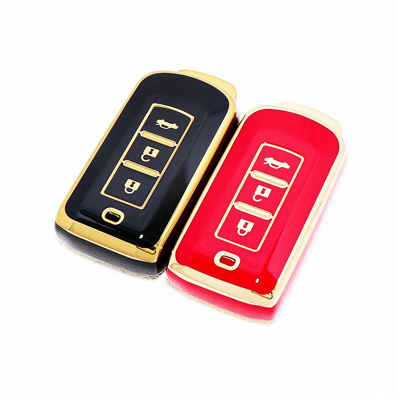Fashion TPU Car Key Case Cover For Mitsubishi Pajero Eclipse Cross Xpander Outlander ASX Montero Keyless Protector Accessories
