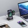 3-in-1 15W Fast Charging Foldable Wireless Charger for Apple, Samsung, Huawei & Google Devices