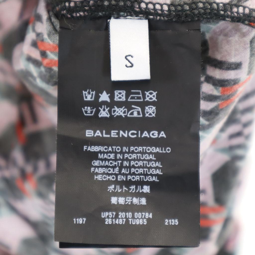 BALENCIAGA PARIS Made In Portugal Overall Handle Short Sleeve T-shirt S Women Used