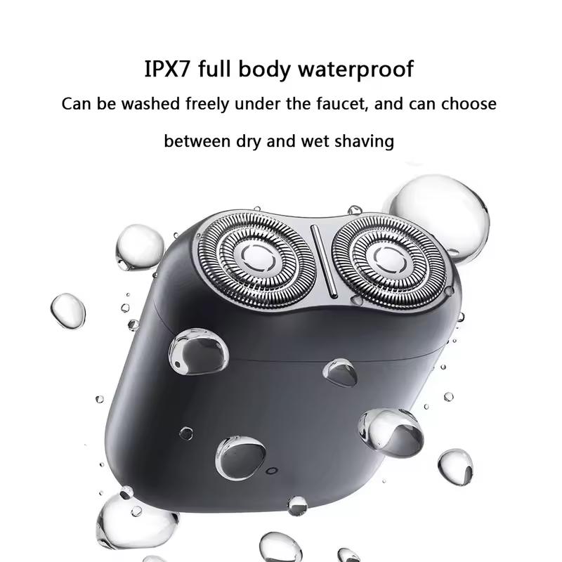 Xiaomi Elektrorasierer S200 Induktionsstart Doppelschleife Gebogene Klinge IPX7 Magnetische Saugklingenkopf Typ-C Nass- und Trockenrasur