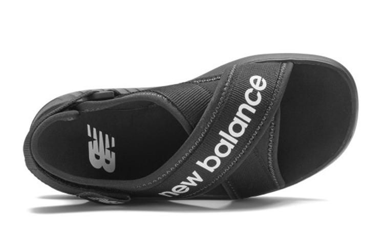 New Balance 660 Series Cotton Fabric Children's Sandals Black Kids' YO650AA