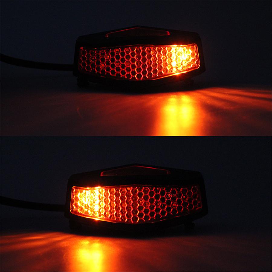 12V 5In1 Motorcycle ATV LED Rear Tail Brake Stop Signal Lamp Turn Signal Light