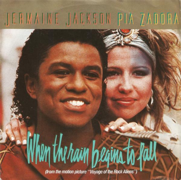 

7inch Record JERMAINE JACKSON PIA ZADORA When The Rain Begins To Fall 106839 ARISTA 1984 Europe Dance Electronica Used