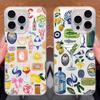 Wein Meeresurlaub Thema Matt Klar Mattiert Stoßfest Handyhülle für IPhone 16 15 14 Plus 13 12 11 7 8 Pro X XR Max 7 8 Plus