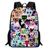 Cartoon Dandy Printed Child School Backpack with Lunch Bags Pencil Bags for Age 4-10 Kids,Light Weight Bookbags for Boys Girls