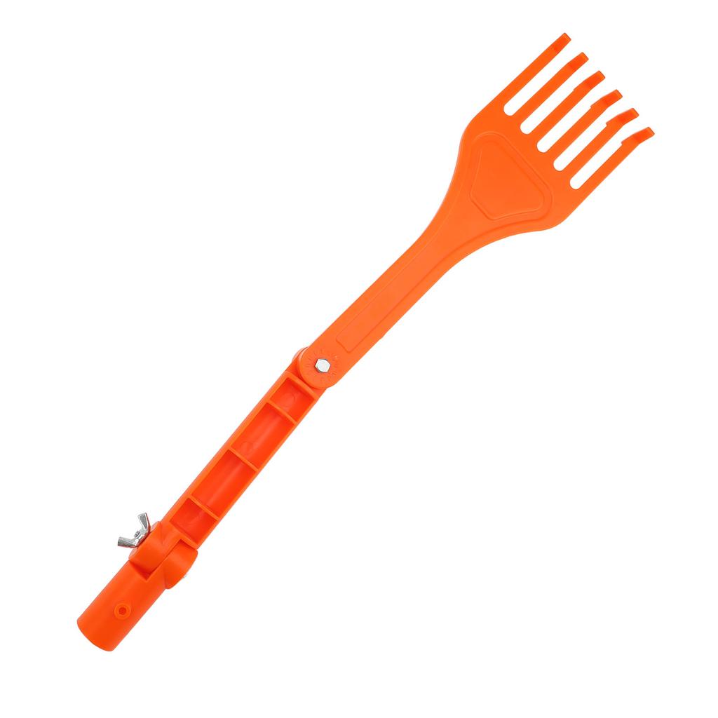 Hand Rake with Rotatable Handle ABS Small Leaves Rake Mini Garden Rake for Lawn Yard Flower Bed