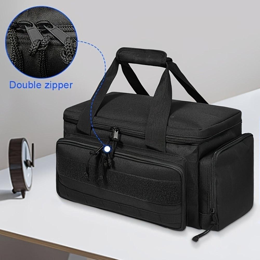 High-end Comfortable Handle Tool Storage Bag Thick Padded Base Easy Carrying Tool Case Black Color Water Resistant Tool Bag