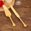 2Pcs Wedding Cake Knife and Shovel Pizza Bread Knife Wedding Supplies Cake Knife Triangle Bread Shovel Baking Tools