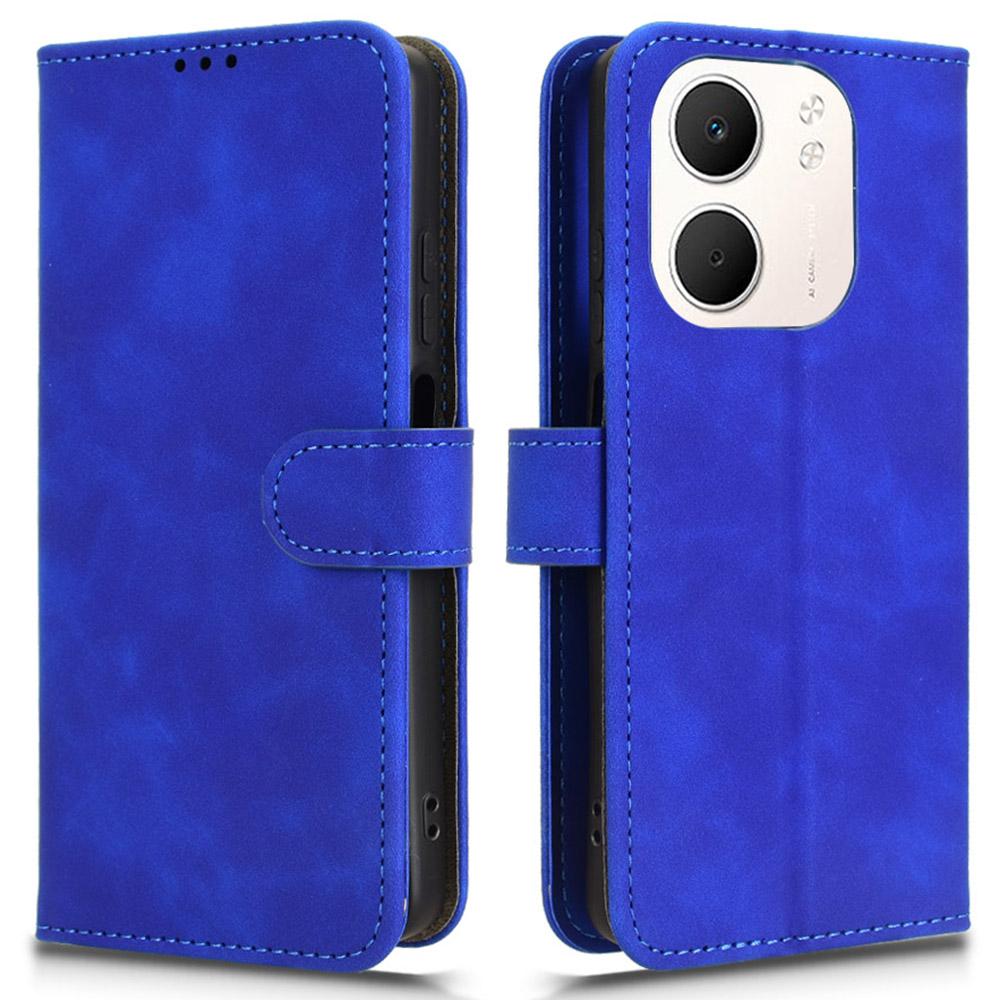 For Oppo A5x 5G/4G Leather Case Skin Feel Anti Drop Wallet Flip Phone Cover