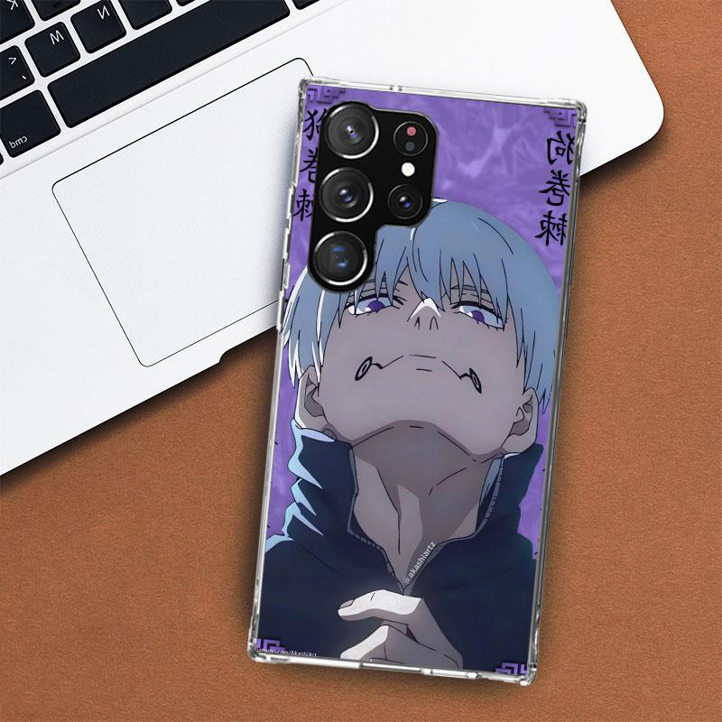 Kaisen J-Jujutsu Inumaki Toge Handyhülle Für Samsung Galaxy S25 S24 S23 Plus S22 Ultra S21 S20 FE S10 + S25 Edge Funda Hülle Coque
