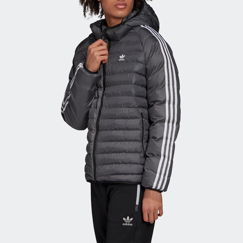 Adidas Originals Short Padded Jacket Winter Men Jackets Gray FN0929