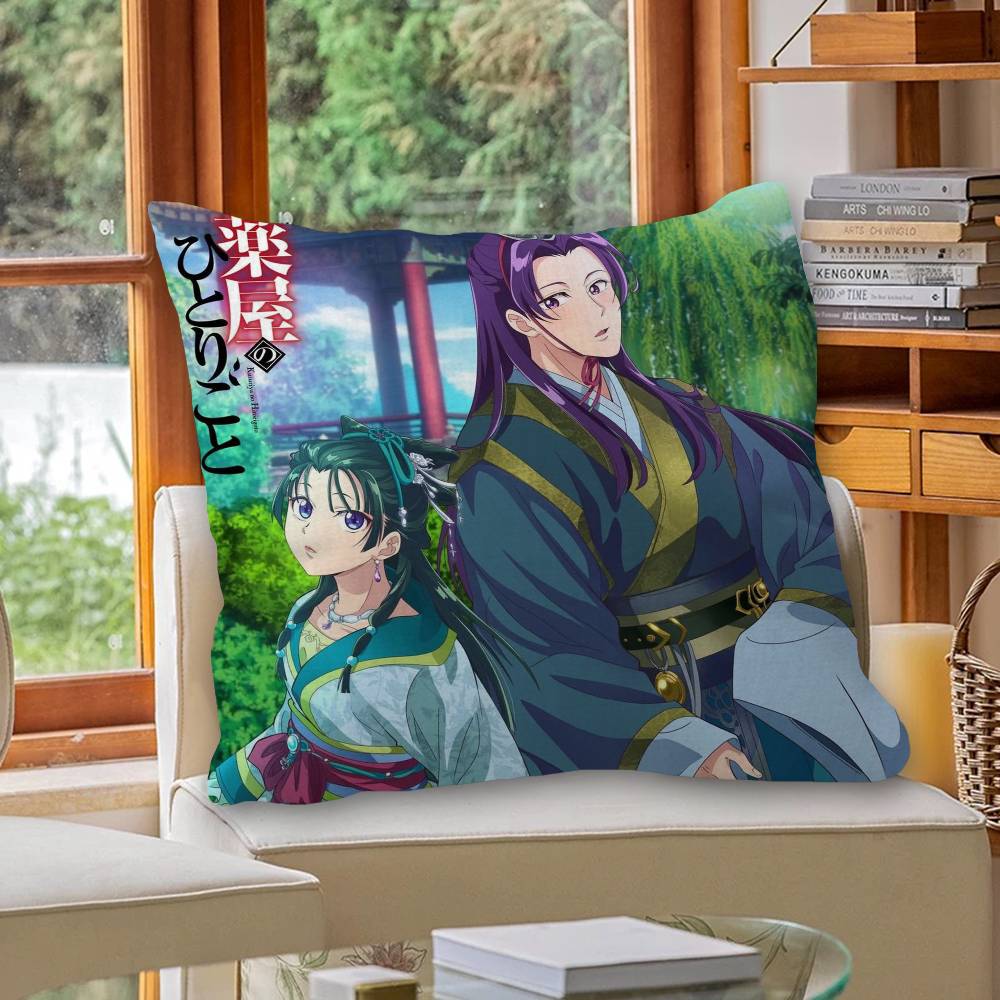 The Apothecary Diaries Anime Cushion Cover Pillowcase Upholstery Sofa Throw Pillow Home Decor Pillowcas