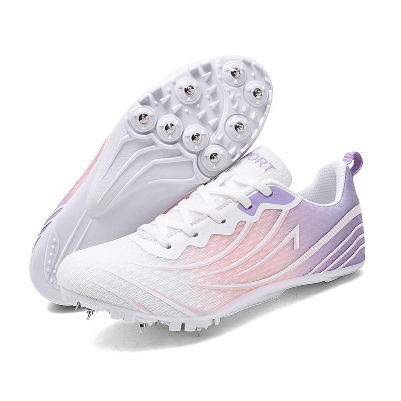 Student Nail Shoes Track and Field Short Running 100 Meters High School Entrance Exam Competition Specific Nail Shoes Men's and Women's Sports Shoes