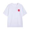Fashion Loose Comfortable Breathable Short Sleeve T-Shirt Men Tops Standard-White AHSW877-2