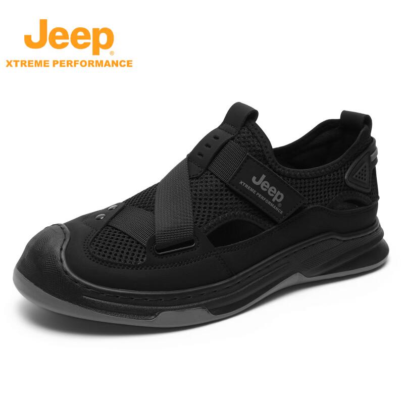 JEEP Men s Outdoor Amphibious Quick-Dry Water Sandals 44 чёрный