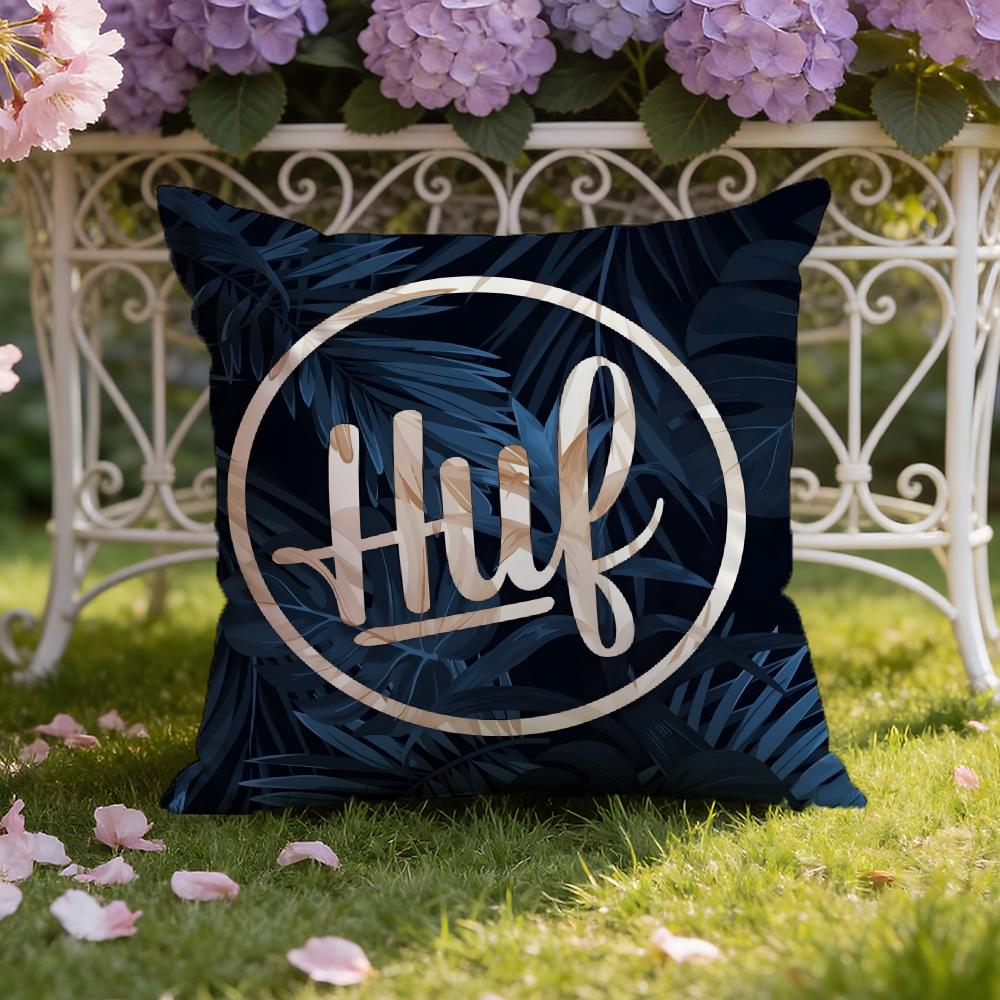 Brand H-Huf Fashion Cushion Cover Home & Car Dual-Scene Pillow Cover: Reversible for Premium Comfort