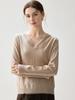 Kaschmir V-Ausschnitt Quasten Pullover - Herbst/Winter 2026 Damen Locker Elegant Schlankmachendes Oberteil.