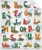 Cartoon Dinosaur Letters Printed Blanket for Sofa Travel Camping Living Room Office Conditioning Blanket for All Seasons Gifts
