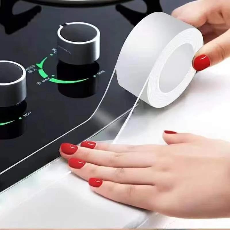 Waterproof Mould Proof Tape Self Adhesive Nano Tape for Kitchen Bathroom Shower Sink Bath Sealing Strip