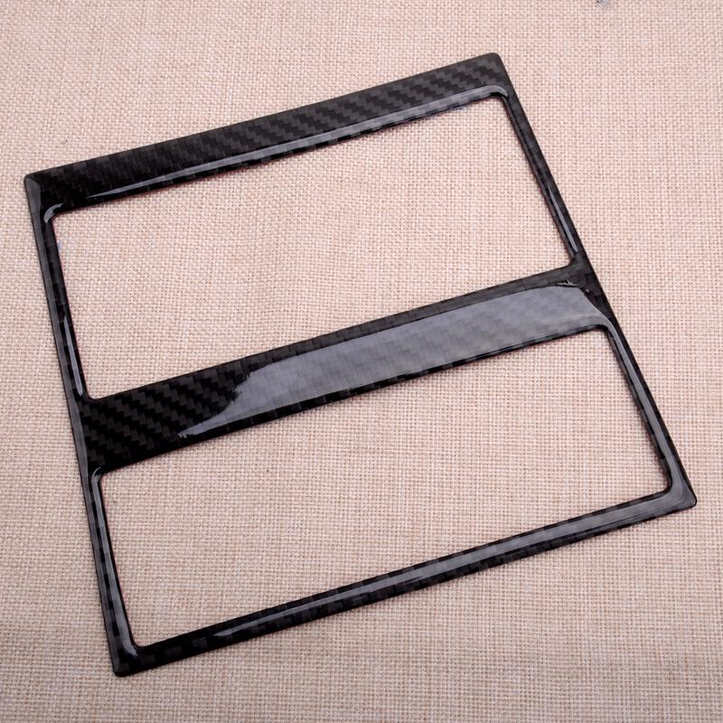 Car Carbon Fiber Rear Air Vent Outlet Trim Cover Set Fit for BMW 5 Series F10 2011-2017