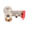 1Pc Safety Valve Water Heater Pressure Relief Check Brass Nickel Plated 0.9MPa G1 2in