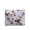 Women's Single Shoulder Bag Floral Pattern Canvas Material Comfortable Lightweight