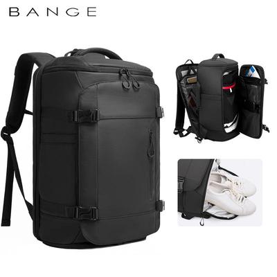BANGE Herren Rucksack mit hoher Kapazität für Outdoor und Reisen, mit Schuhfach und Laptopfach